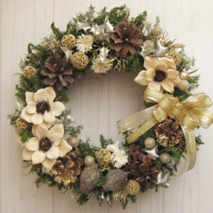 画像1: *Christmas Wreath Collection* Dry Flower #15