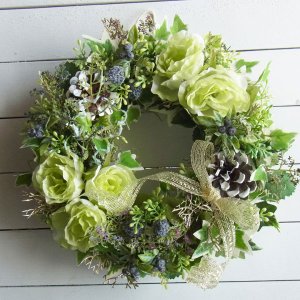 画像1: *Christmas Wreath Collection*  Artificial　Flower #32