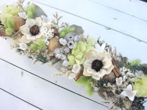 画像1: *Christmas Wreath Collection* Preserved Flower #17