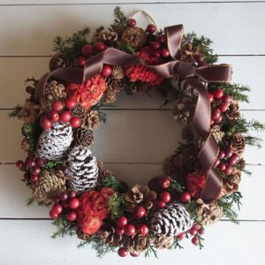 画像1: *Christmas Wreath Collection* Dry Flower #39