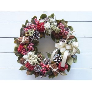 画像: *Christmas Wreath Collection* Dry Flower #12