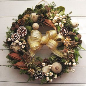 画像: *Christmas Wreath Collection* Dry Flower #4