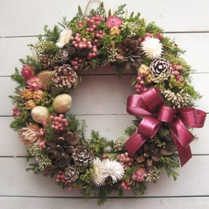 画像: *Christmas Wreath Collection* Dry Flower #10