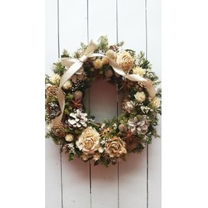 画像: *Christmas Wreath Collection* Preserved Flower #43